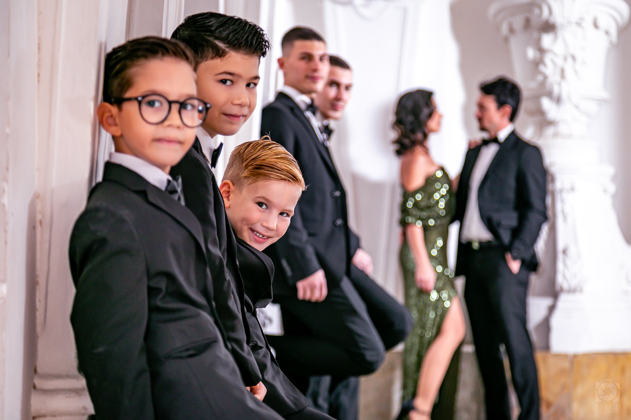 Family during a natural photo session in Frankfurt — 2